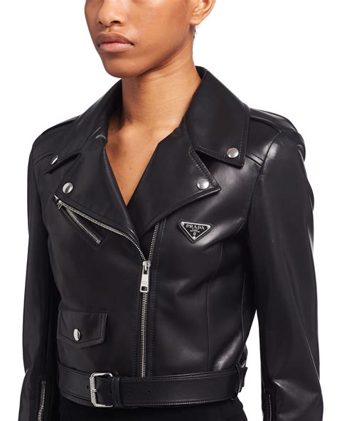 prada leatherjacket|prada leather jacket women.